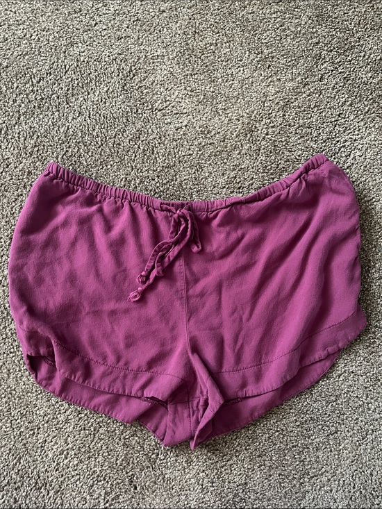 Mossimo Supply Co. Pants - Mossimo Supply Co. Magenta Elastic Waist Shorts